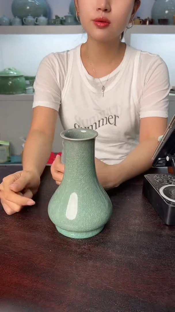 龙泉云间青瓷小米茶器