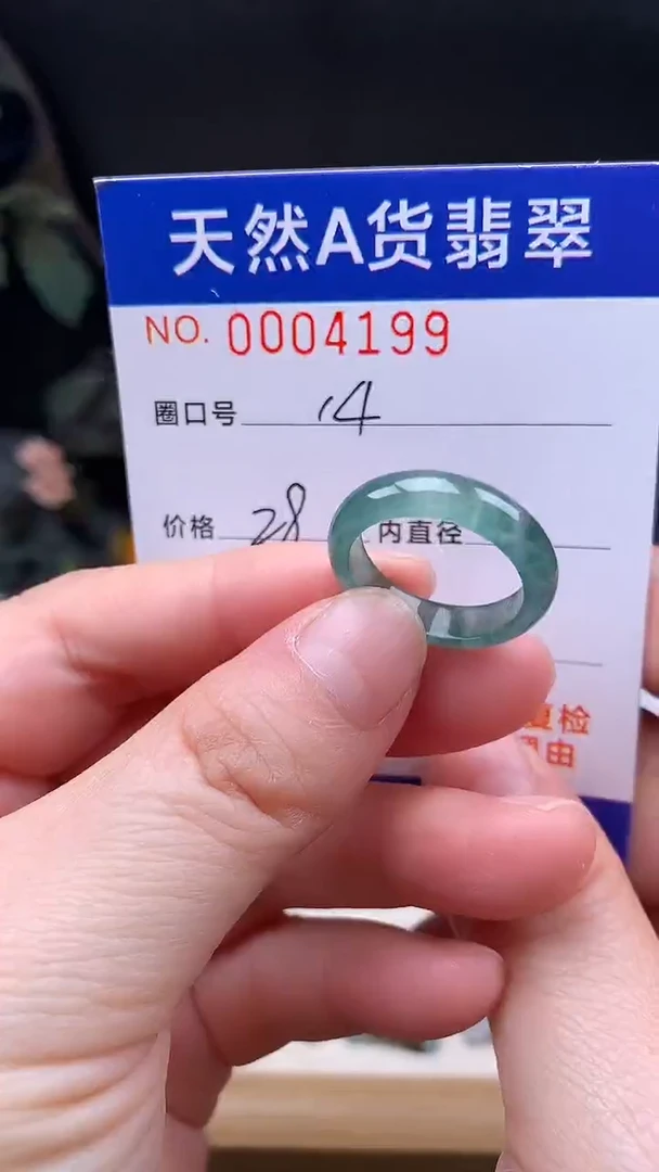 未镶嵌戒指翡翠14#
