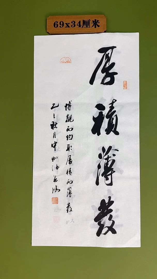 书法书法 张若鸿 尺寸69cm*34cm