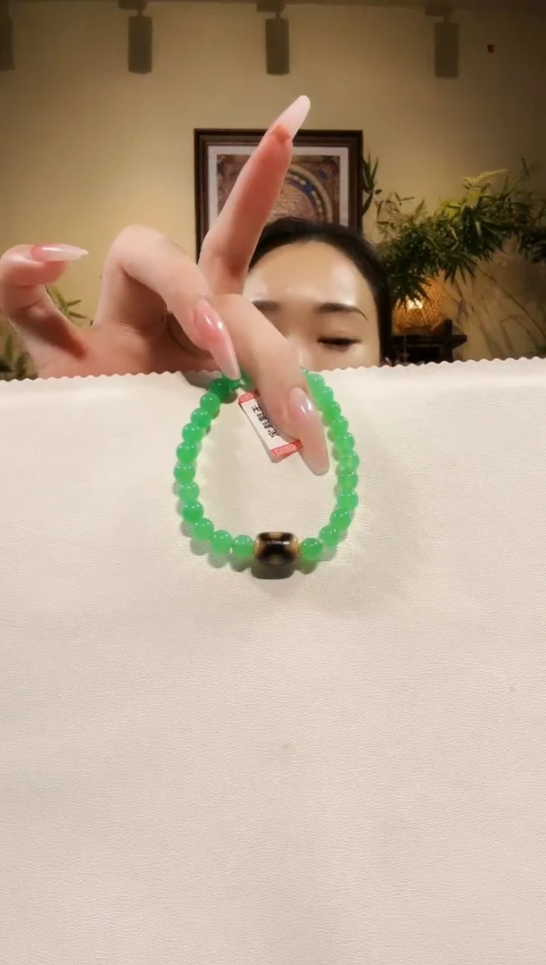 未镶嵌手链石英质玉天珠