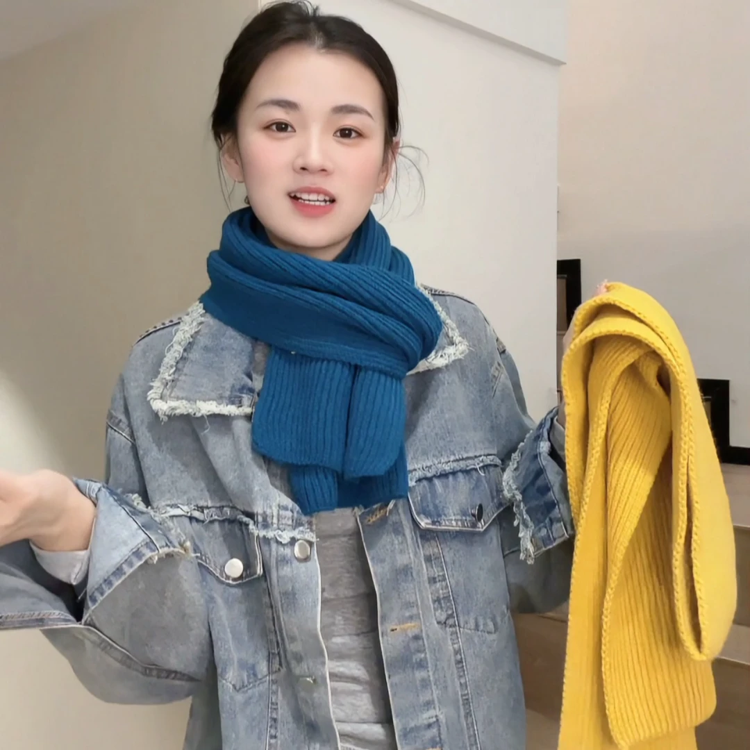 冬季新款围巾女冬季百搭情侣款男女同款围脖保暖韩版