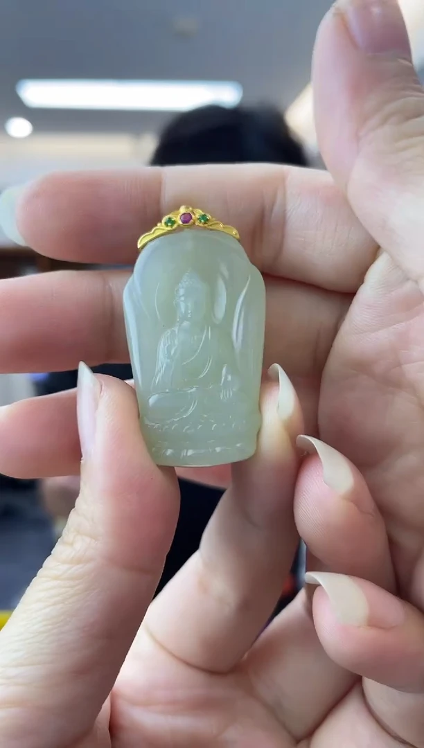 【闪购商品】和田玉·18K金镶嵌多样性一件发货