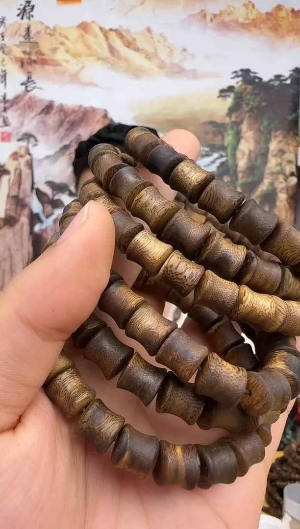 沉香沉香碎屑竹节型奇楠白奇虫漏单竹节型卡9宠粉多样性发一