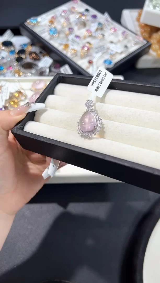 吊坠(不含链)银S925镶嵌水晶14u多样性发其一【1个】