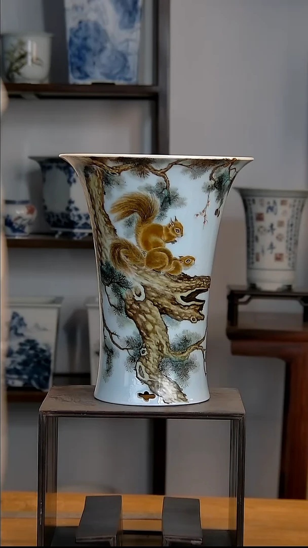 景德镇陶瓷手工花盆