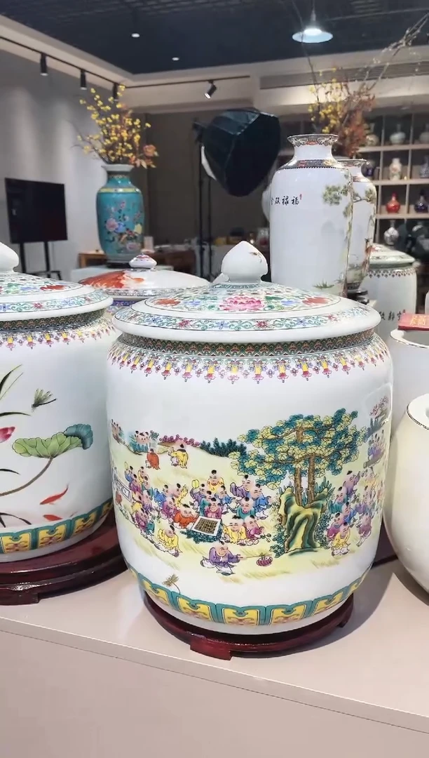 摆件景德镇陶瓷花瓶