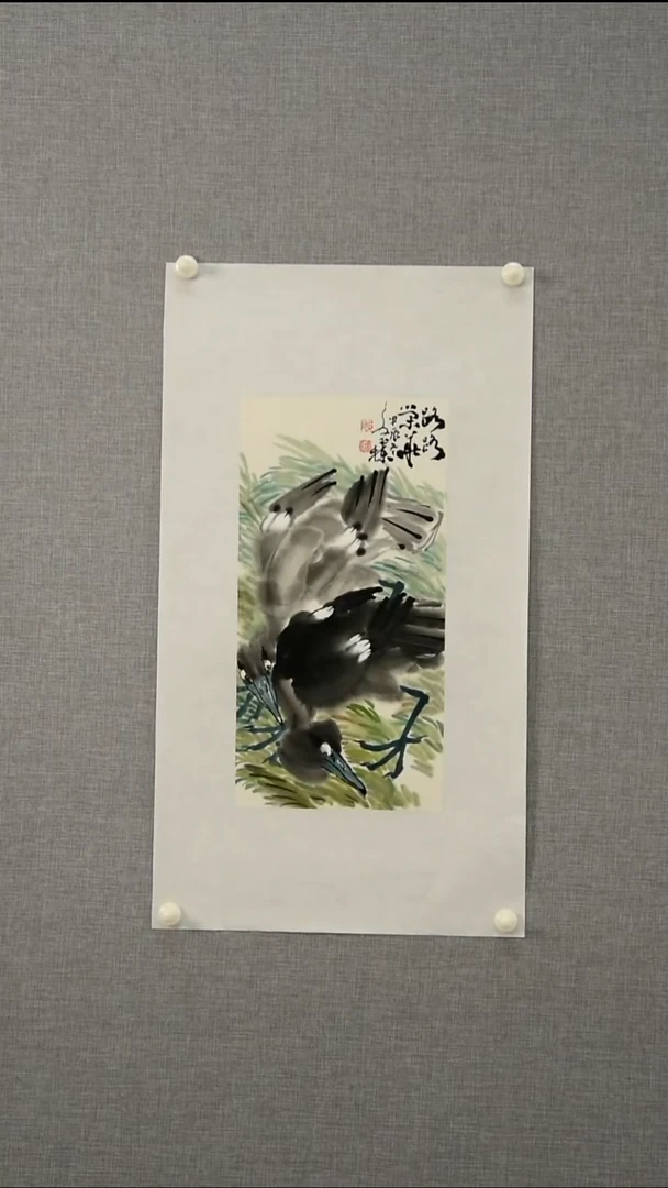 国画殷老师-花鸟-0.5平尺-08