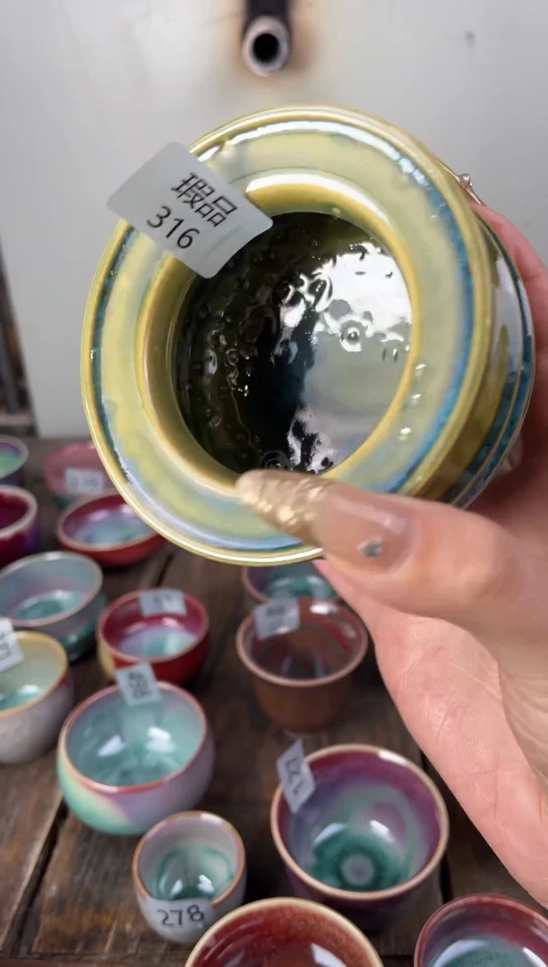 【闪购商品】摆件钧瓷手工茶器窑变