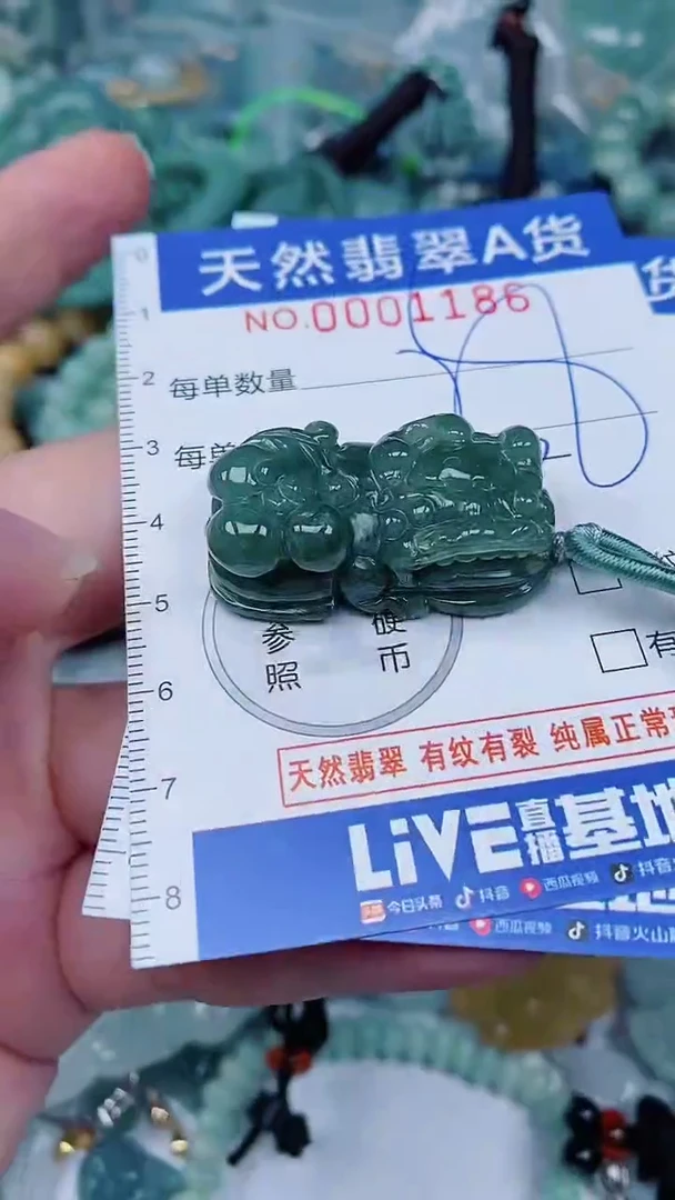 翡翠未镶嵌颈饰00001186