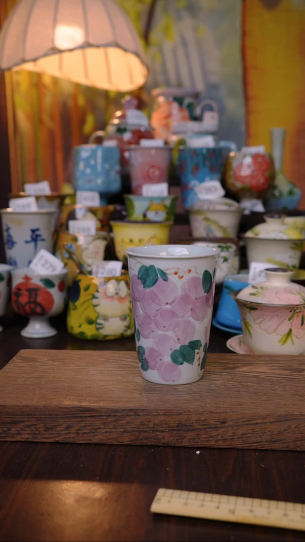 摆件泥垚手作 景德镇手工手绘器物