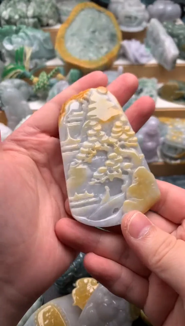 吊坠(不含链)未镶嵌翡翠1