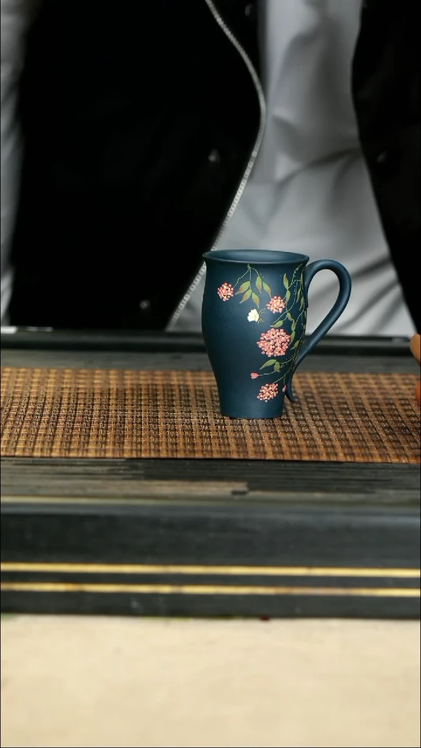 【闪购商品】紫砂茶壶19民国绿 旗袍杯