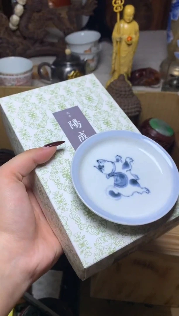 紫砂盖碗瓷器默认微瑕瓷器