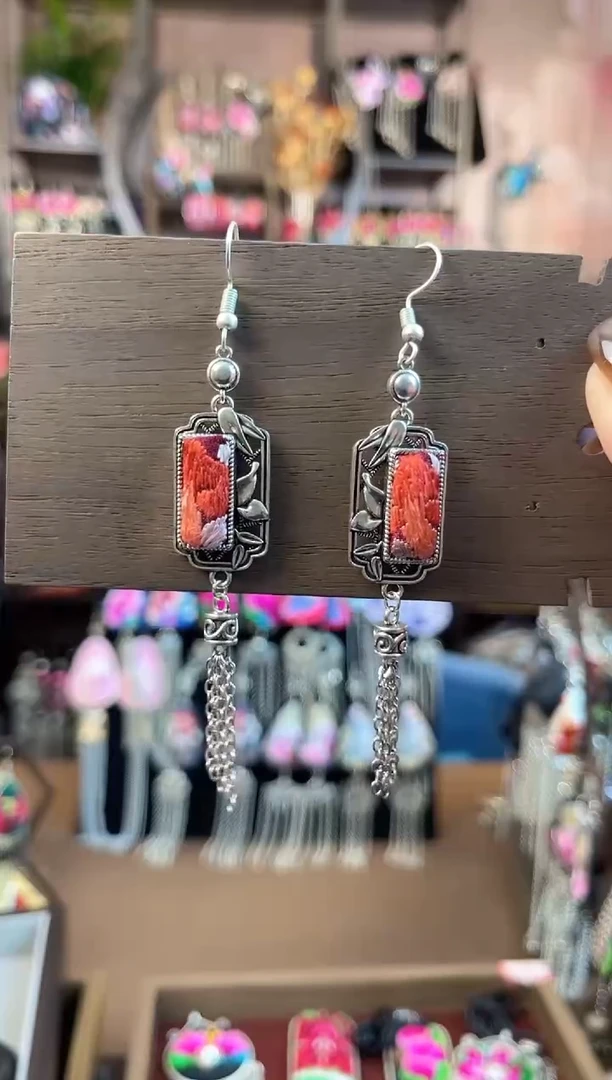 织绣民族风手工非遗老绣饰品234