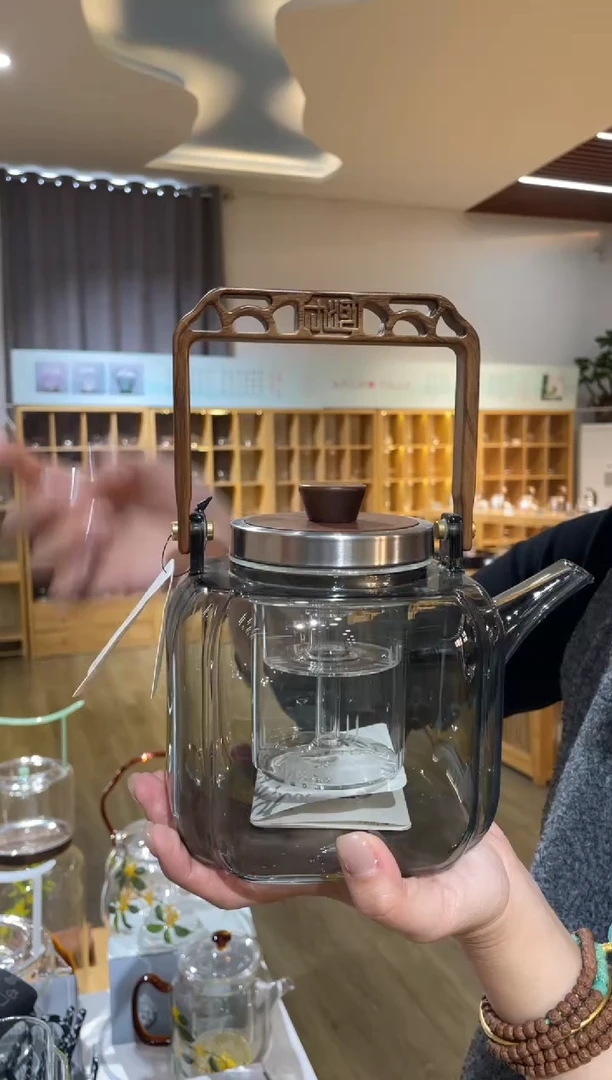 手工艺品玻璃徽韵大壶黑色啊啊