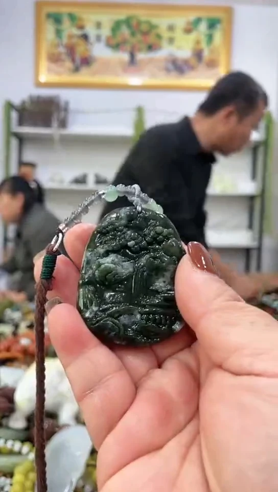 未镶嵌岫玉挂件