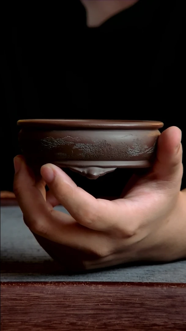 紫砂花盆8.5*2.8内径尺寸