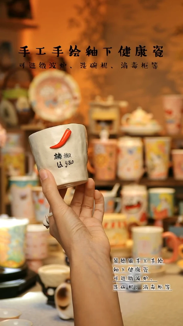 【闪购商品】陶瓷景德镇高温釉下彩&A844