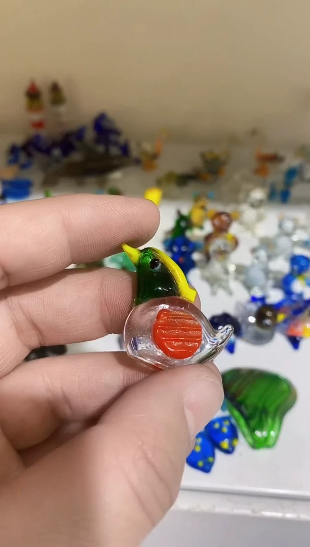 【闪购商品】琉璃手工艺品小鸟