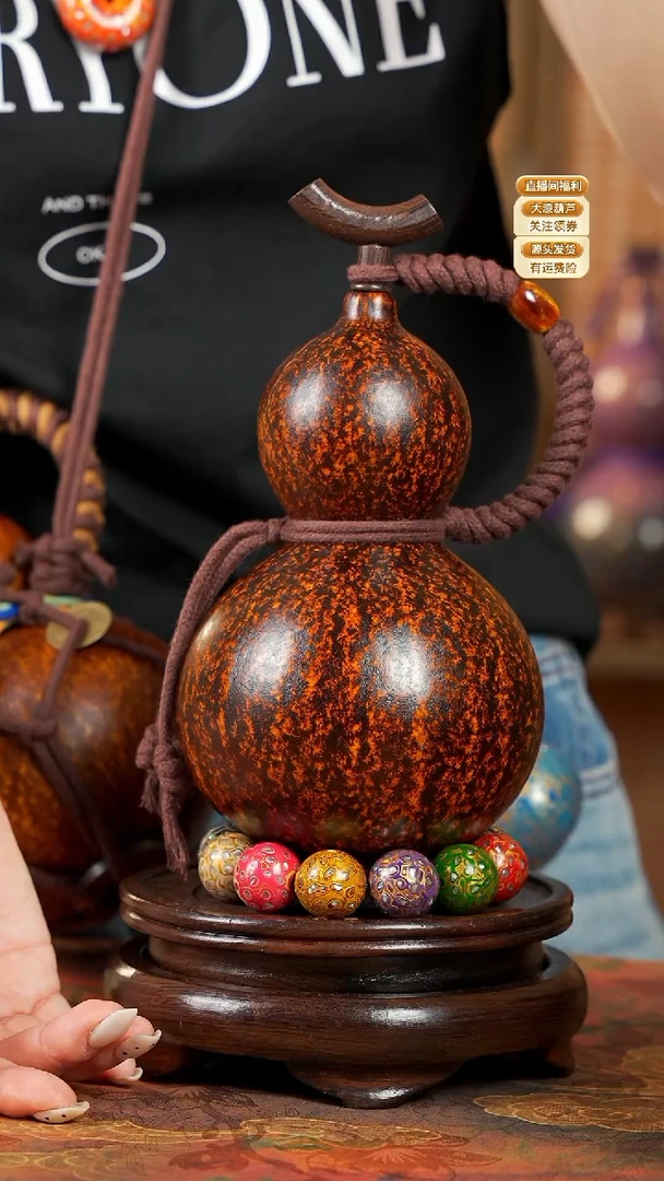 WG197网兜款葫芦不包手串及旋转底座