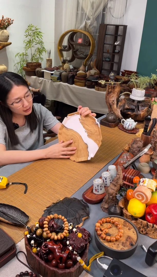 柚木树脂盘26-26-3