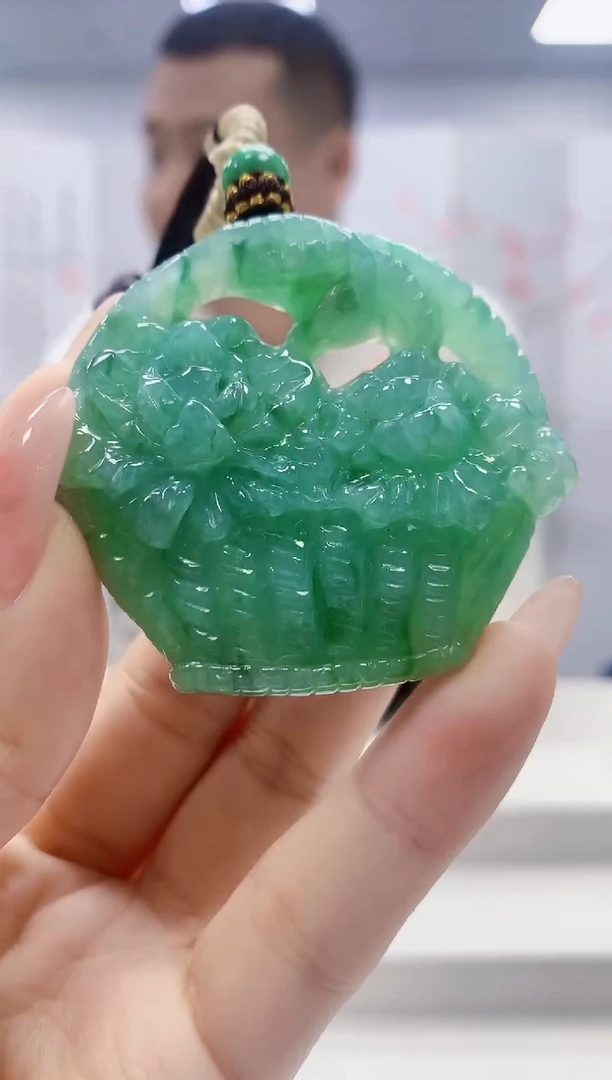 未镶嵌定制翡翠4898ty-毛货挂件17