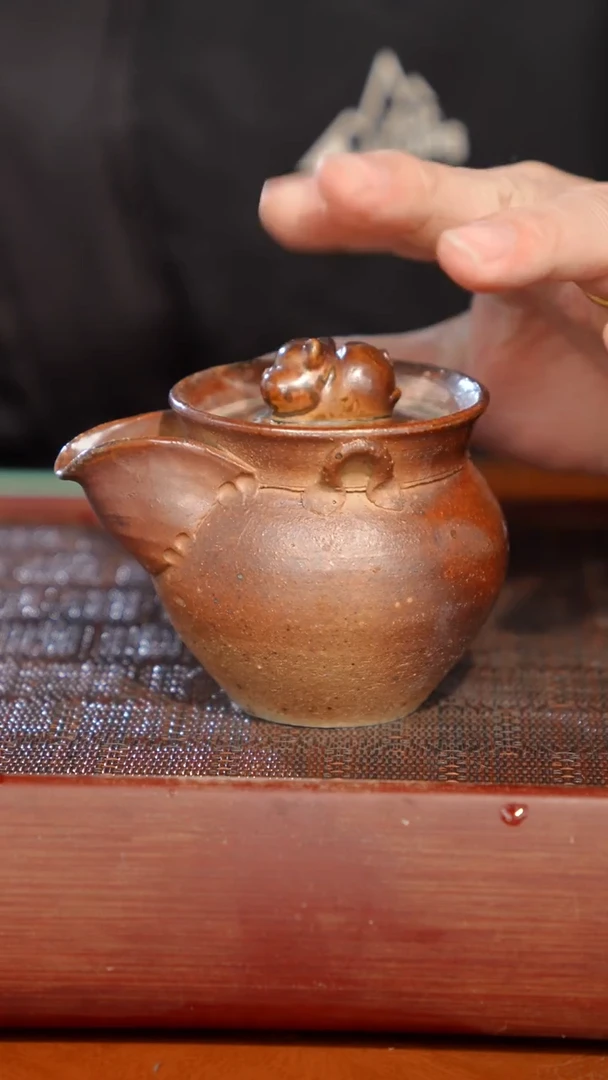 陶瓷奢瓷/瑞寅柴烧茶器（宝瓶）212瑕疵