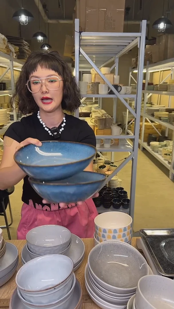 瓷196高温釉下彩陶瓷餐具