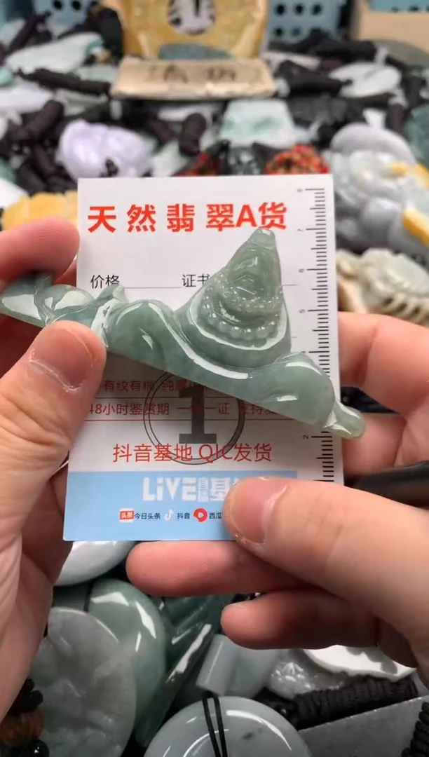 翡翠未镶嵌吊坠(不含链)1