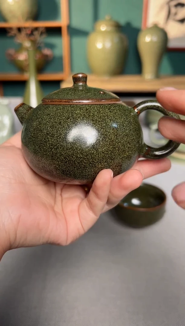 【闪购商品】其他耀州窑茶叶末釉西施壶