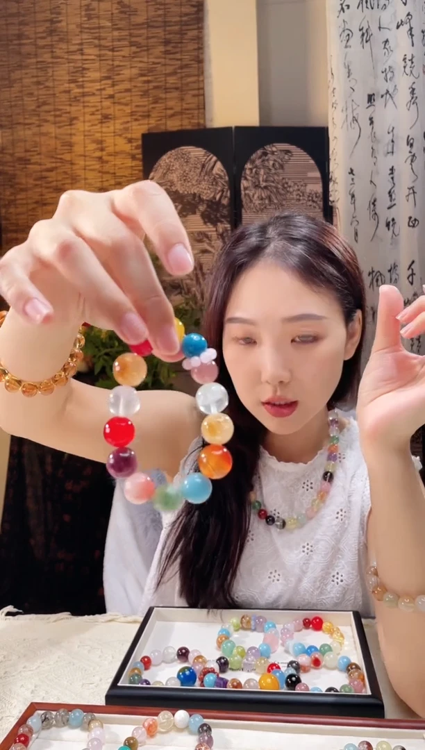 水晶手链未镶嵌多宝手串（莹萤）