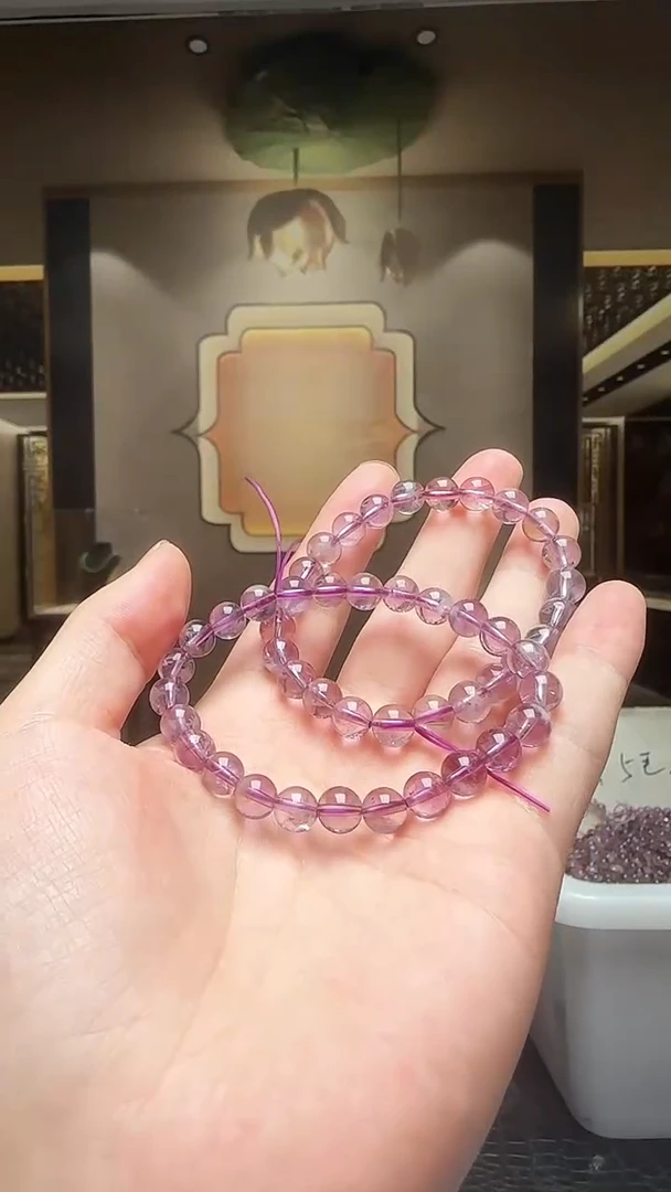 水晶手串未镶嵌天然