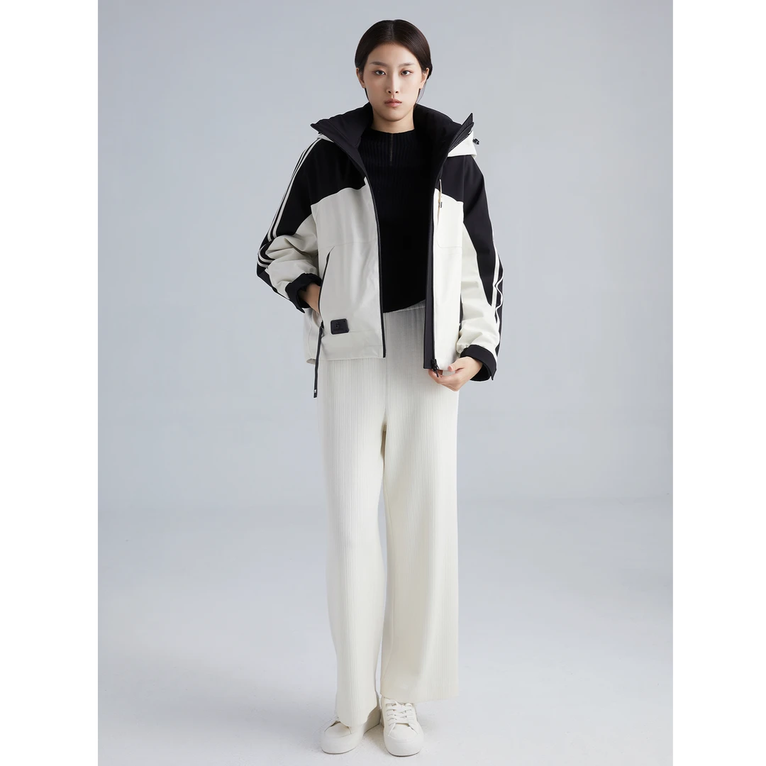 莫笙时尚休闲条纹百搭女裤M24DK27001