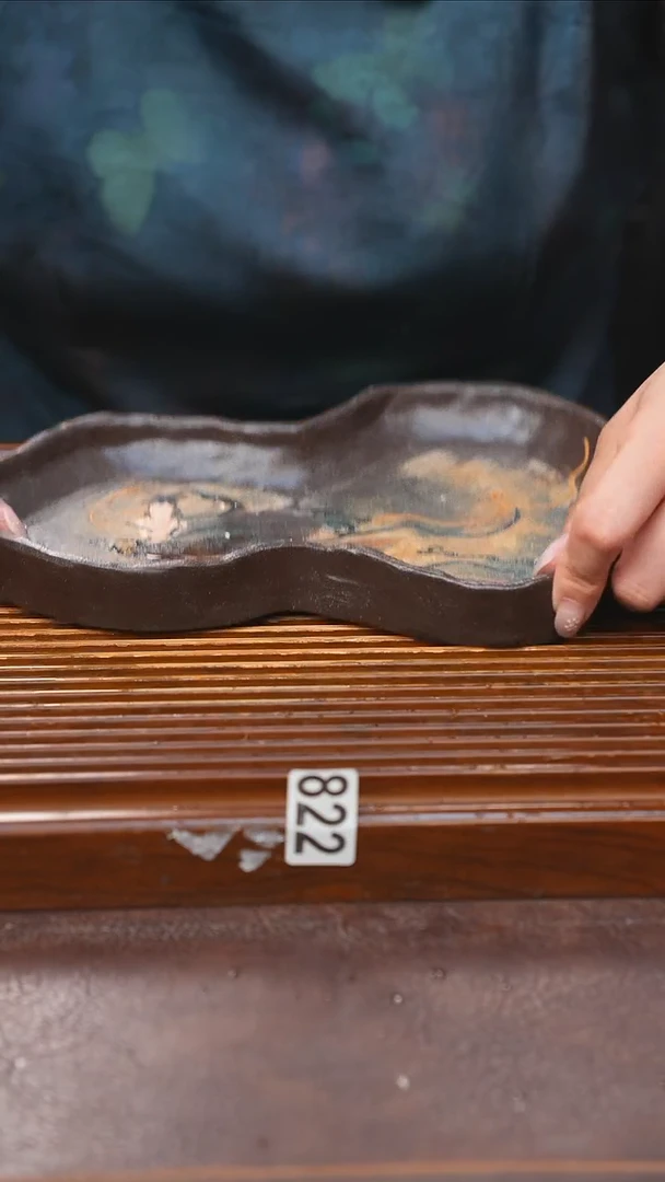 万古烧粗陶手工茶具