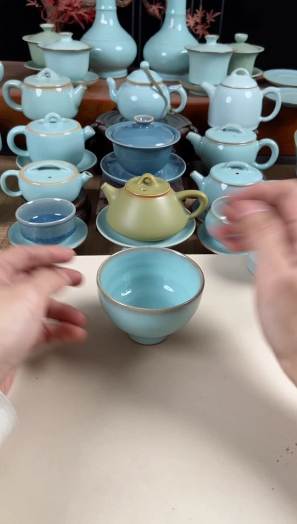 【闪购商品】其他微瑕高足杯原泥胎纯手拉封穴土谢朝伟手签