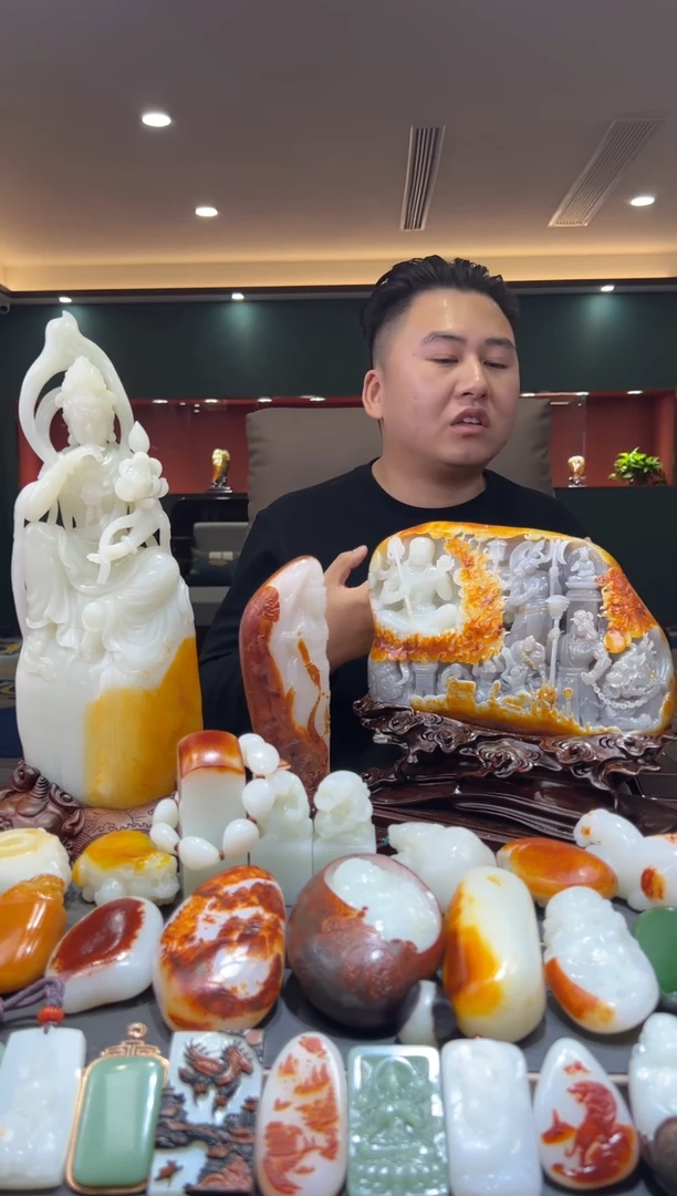 未镶嵌和田玉把件顺****6和田玉