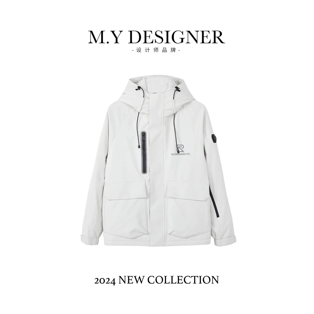 M.Y 媛总 冬季男女款按摩温控登山鹅绒服时尚运动户外外套-9855