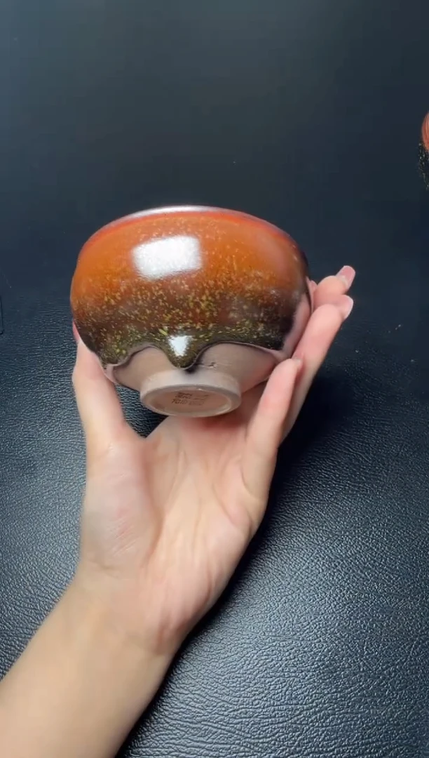 茶盏金长兴窑变帝王花42