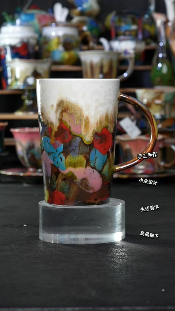 设计师款景德镇森涩手创陶瓷（食品级）758