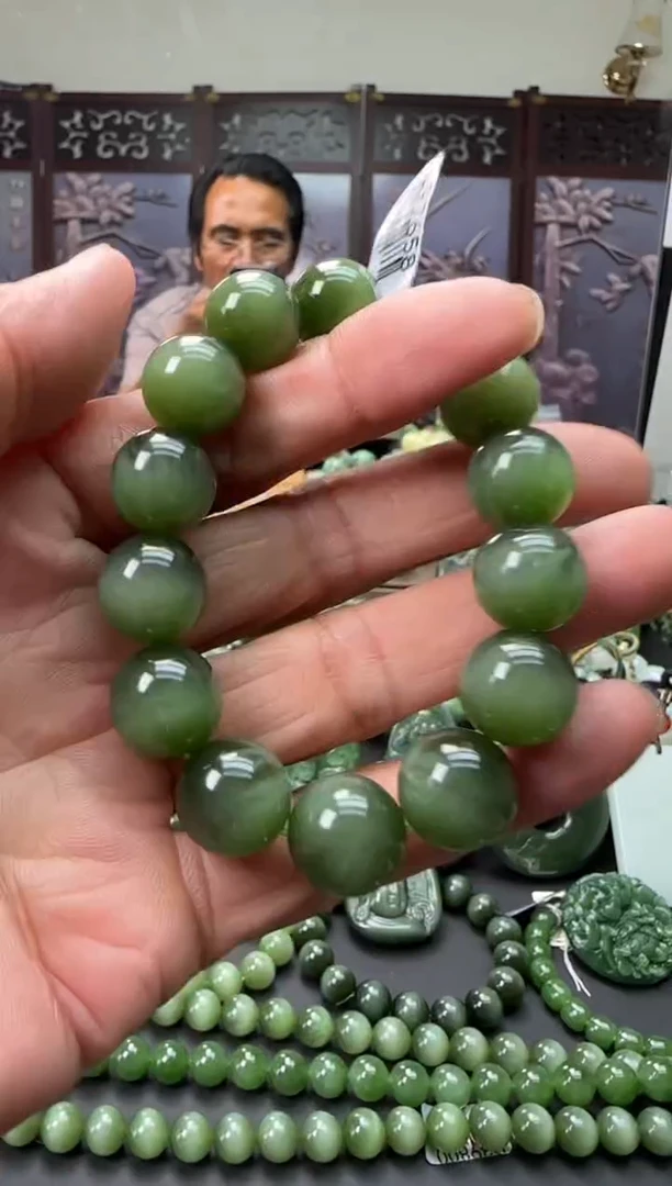 未镶嵌和田玉珠宝奇石手串