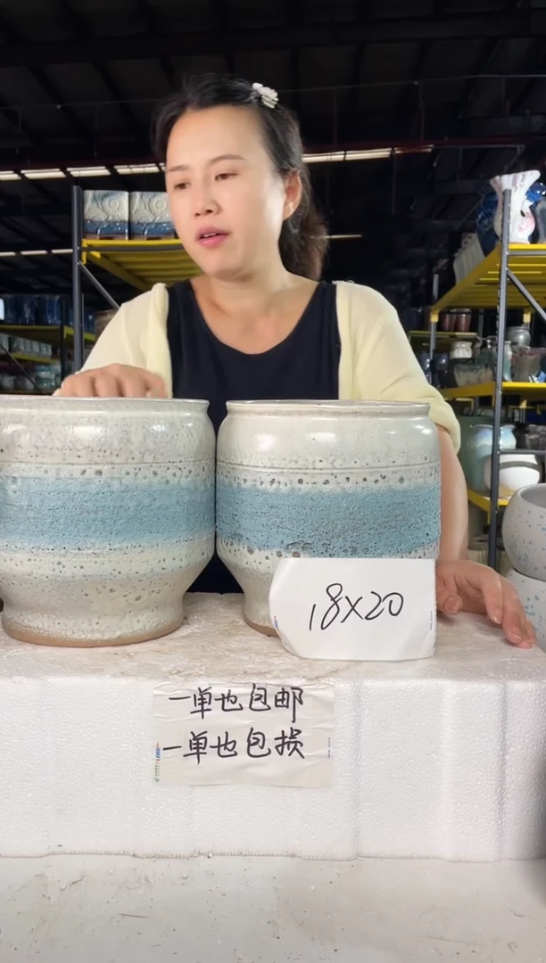 宜兴紫砂粗陶花盆18/20