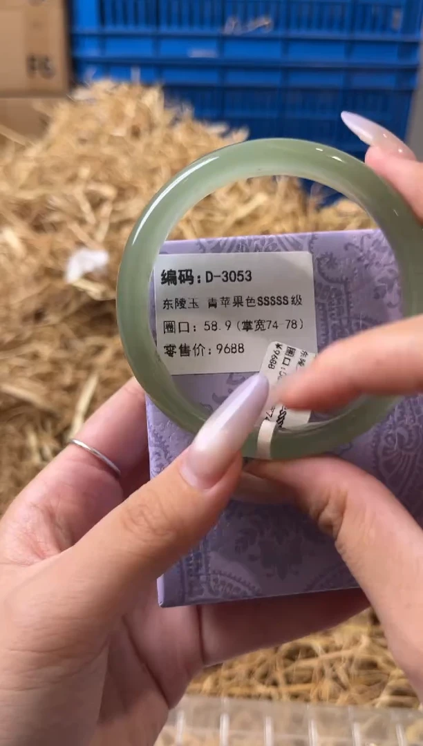 未镶嵌手镯石英质玉D3053