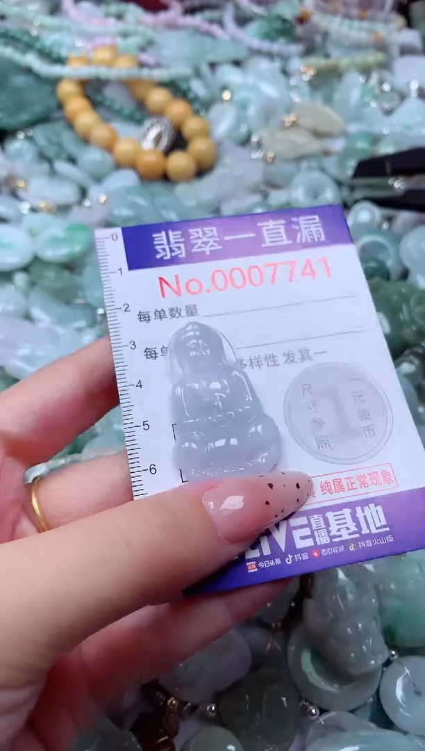 翡翠未镶嵌吊坠(不含链)7741