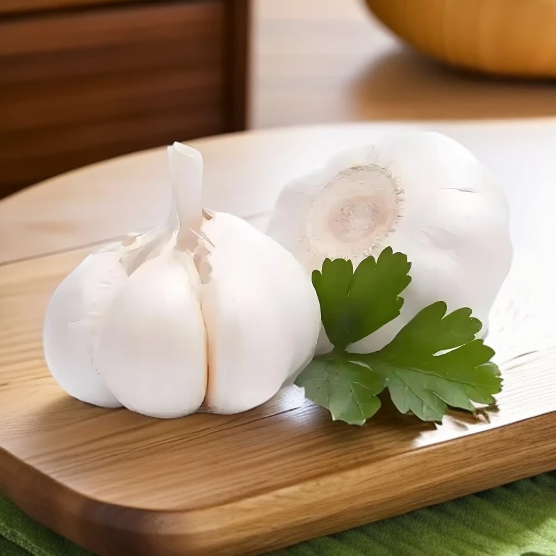 山东大蒜2025新干蒜四六瓣白皮大蒜蒜香浓郁黏辣脆鲜香产地直发