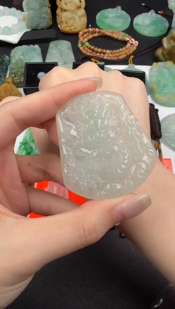 吊坠(不含链)未镶嵌翡翠翡翠饰品-176