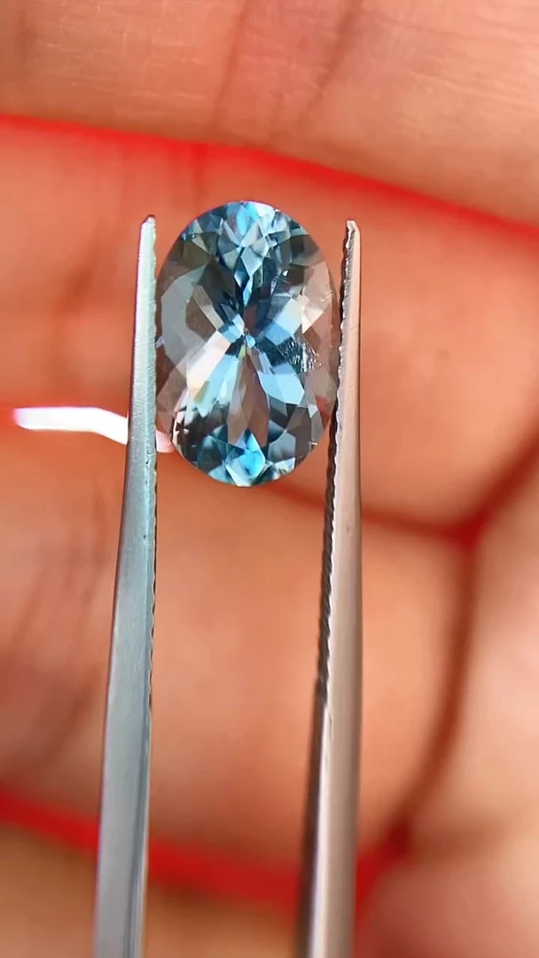 【闪购商品】定制海蓝宝石定制未镶嵌吉尔德圣玛丽亚vb2.26克拉