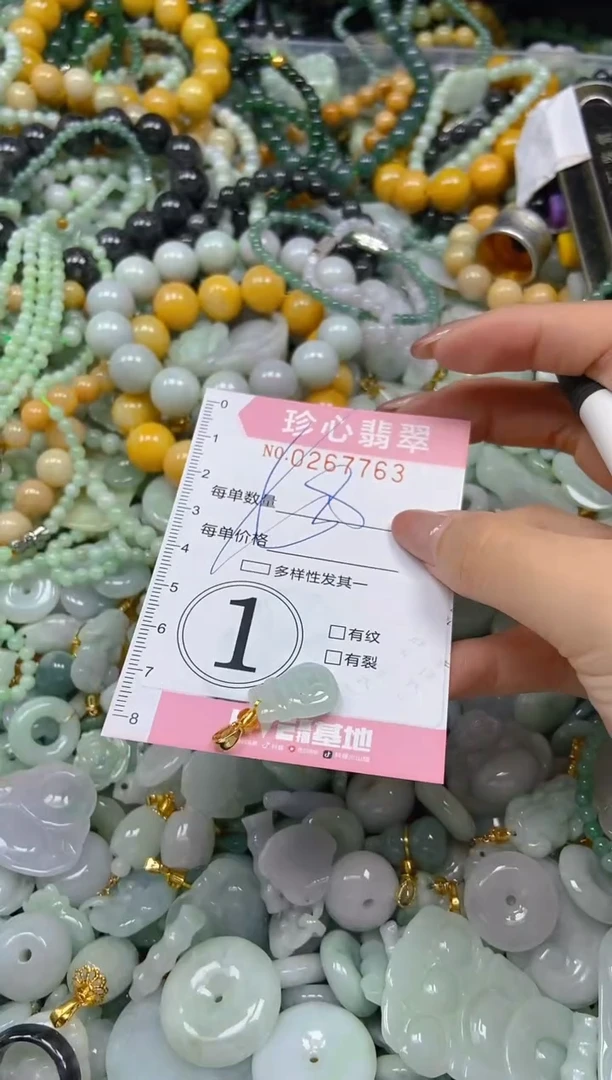翡翠未镶嵌颈饰闪购0267763多样性发其一