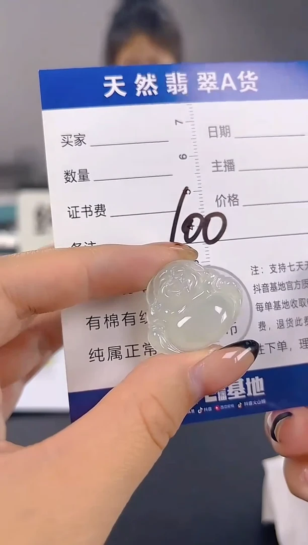 颈饰未镶嵌翡翠天然A货缅甸翡翠