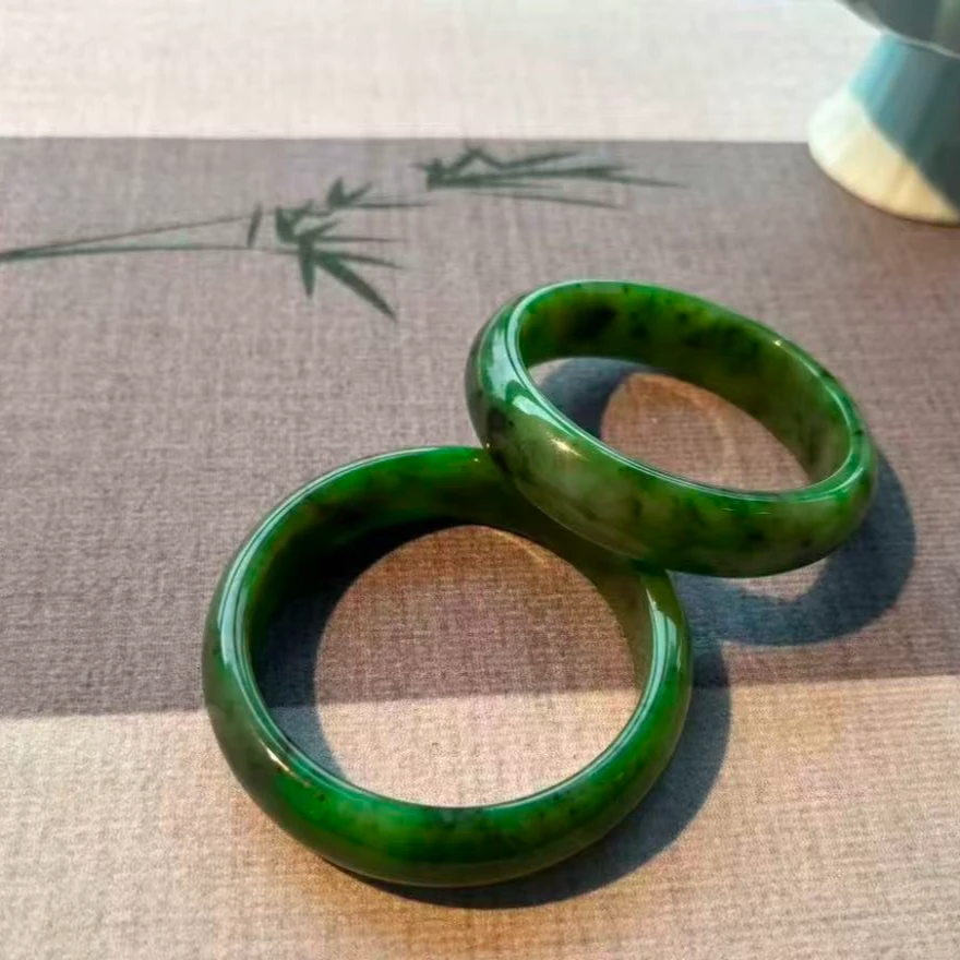 茉莉丨俄碧七号矿15-16mm 红皮老料 宽胎手镯z-多样性发一