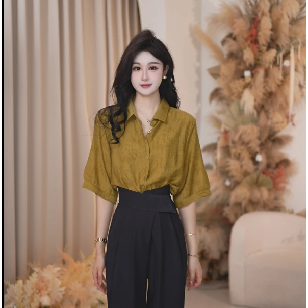 Basic House/百家好气质时尚百搭夏季复古法式小众B1335B567T2